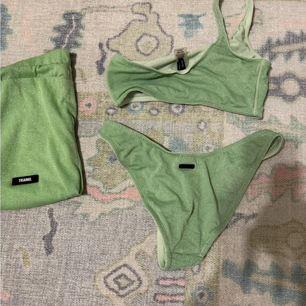 Triangl Swimwear Green Bikini Set - Picture 4 of 4
